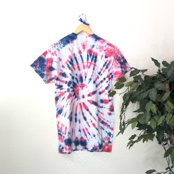 USA Red White and Blue Tie Dye Shirt - Picture 4 of 4